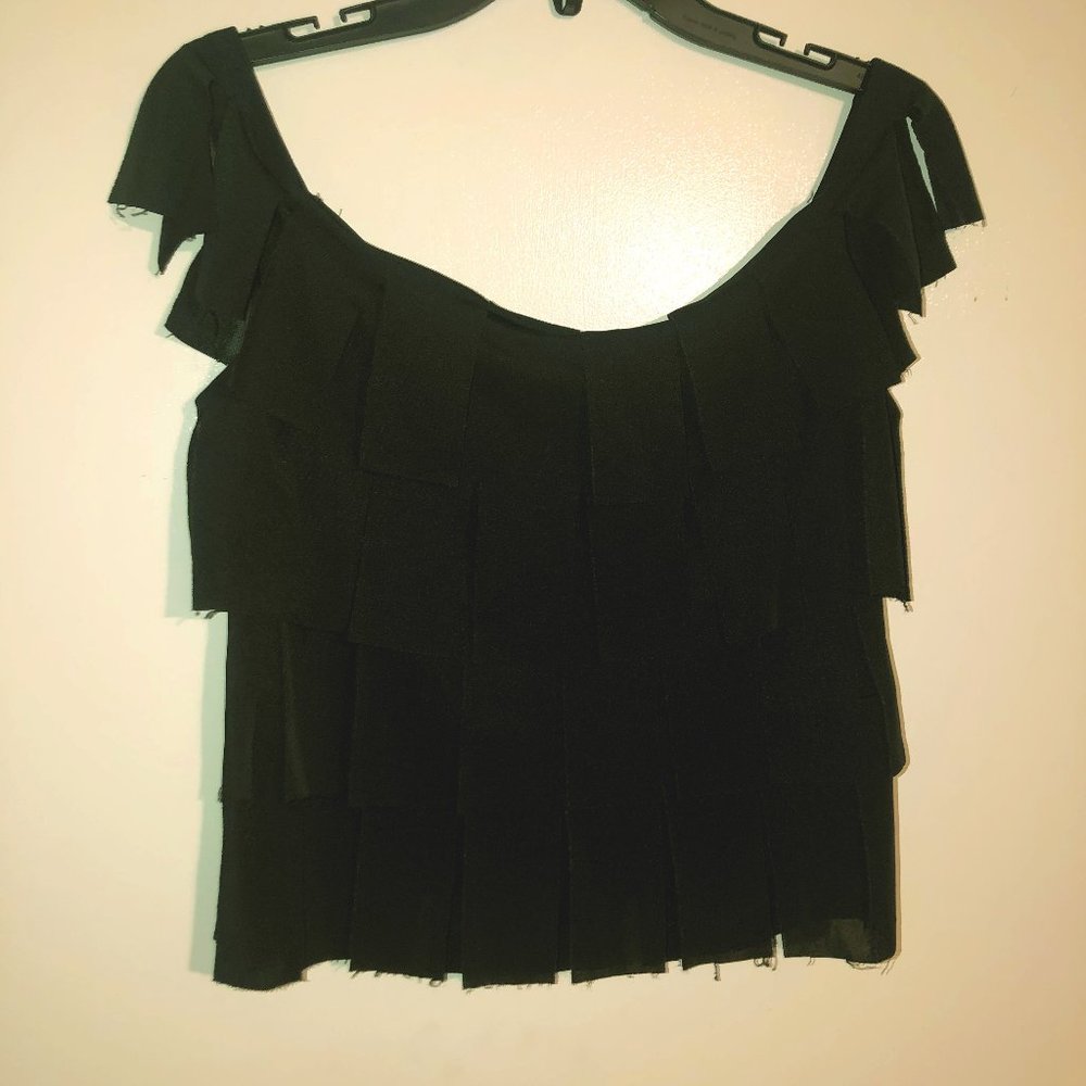 Black Off the Shoulder Top